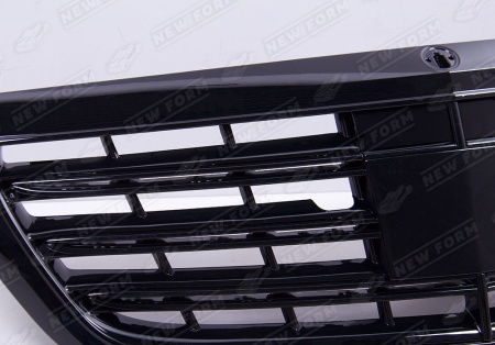 Mercedes-Benz S-Klasse W222 рестайлинг 2017 - 2020 Решетка радиатора AMG черный глянец