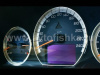 Mercedes W210 E class 1999-2003 светящиеся шкалы приборов - накладки на циферблаты панели приборов, дизайн № 1