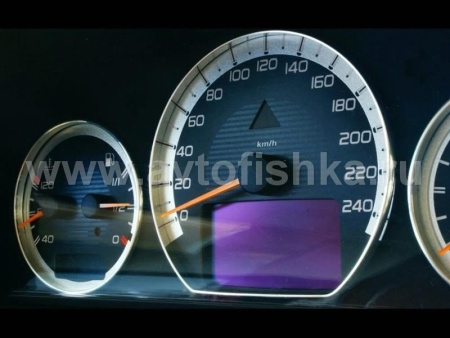 Mercedes W210 E class 1999-2003 светящиеся шкалы приборов - накладки на циферблаты панели приборов, дизайн № 1