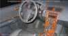 Декоративные накладки салона Volvo S40 2004-н.в. полный набор