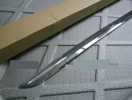 Honda CR-V (12-) накладка хромированная на нижнюю кромку задней двери, молдинг