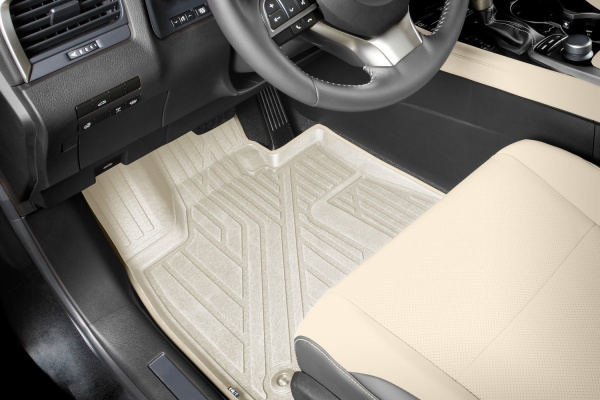 Коврики KVEST 3D в салон LEXUS RX, 2015->, 4 шт. (полистар, бежевый, бежевый)