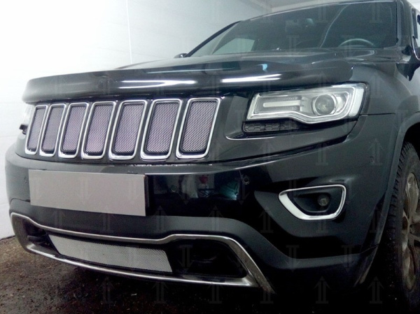 Jeep Grand Cherokee (13–) Защита радиатора, хром, низ