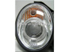 Mercedes CLK W208 (98-02) фары передние линзованные хромированные, со светящимися ободками, с электрокорректором, комплект 2 шт.