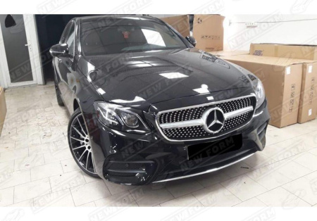 Mercedes-Benz C-Klasse W205 Coupe 2014 - 2018 Решетка радиатора Panamerica черная