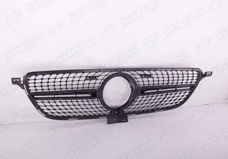 Mercedes-Benz GLE-Klasse C292 2015 - 2019 Решетка радиатора Diamond Sport серебристая