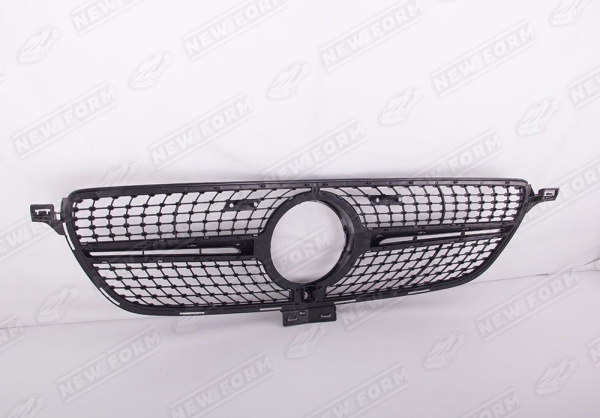 Mercedes-Benz GLE-Klasse C292 2015 - 2019 Решетка радиатора Diamond Sport серебристая