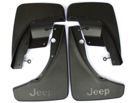Jeep Grand Cherokee (2010-2013) брызговики, грязезащитные щитки полипропиленовые, комплект 4 шт.