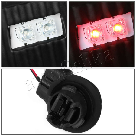 Chevrolet Tahoe, Suburban, GMC Yukon, Denali (99-06) фонари задние светодиодные черные, комплект 2 шт.