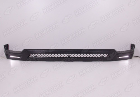 Mercedes-Benz G-Klasse W464 2018 - н.в. Юбка переднего бампера Brabus с ходовыми огнями на 6.3 AMG