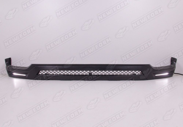 Mercedes-Benz G-Klasse W464 2018 - н.в. Юбка переднего бампера Brabus с ходовыми огнями на 6.3 AMG