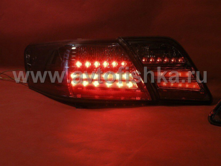 Toyota Camry V40 (2006-2011) фонари задние светодиодные тонированные, комплект 2 шт.