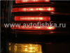 Toyota Land Cruiser 100 (98-07) фонари задние светодиодные красно-тонированные, дизайн Lexus, комплект лев.+прав.
