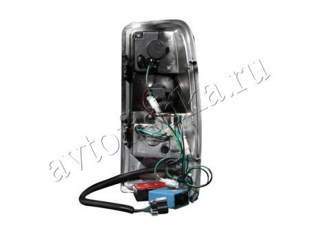 Chevrolet Tahoe, Suburban, GMC Yukon, Denali (99-06) задние фонари светодиодные черные, комплект 2 шт.