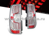 Chevrolet Tahoe, Suburban, GMC Yukon, Denali (07-) фонари задние хромированные, дизайн под светодиоды, комплект 2 шт.