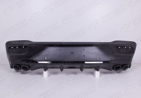 Mercedes-Benz GLE-Klasse C167 рестайлинг 2023 - н.в. Диффузор заднего бампера 5.3 AMG с черными насадками на глушитель