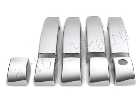 Range Rover Vogue 3 (02-12) накладки на ручки дверей из нержавеющей стали, 4 шт.