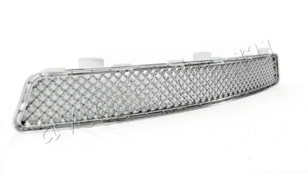 Toyota Camry V40 (09-11) решетка радиатора и переднего бампера хромированные, дизайн Bentley, комплект 2 шт.