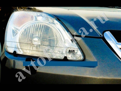 Защита передних фар прозрачная Honda CR-V 2002-2004