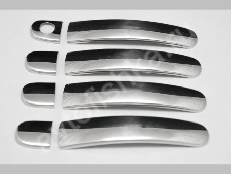 Volkswagen Jetta (2011-) накладки на ручки дверей из нержавеющей стали, 4 шт.