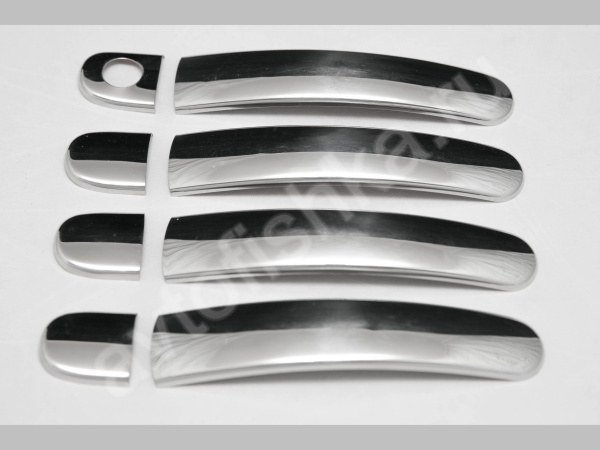 Volkswagen Jetta (2011-) накладки на ручки дверей из нержавеющей стали, 4 шт.