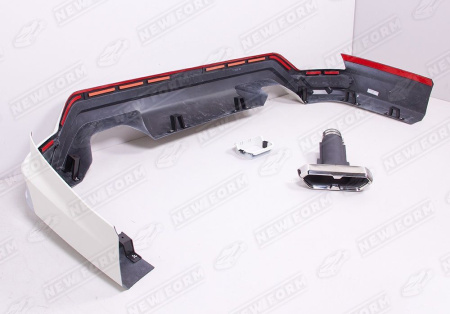 Toyota Land Cruiser LC 300 2021 - н.в. Обвес Modellista белый