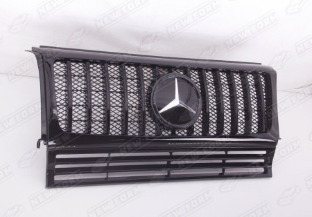 Mercedes-Benz G-Klasse W463 1990 - 2018 Решетка радиатора AMG GT черная со стеклянным значком