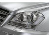 Mercedes-Benz W164 ML (05-08) рамки передних фар хромированные, комплект 2 шт.