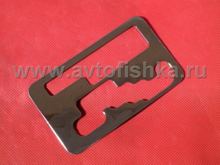 Mercedes декоративная накладка селектора выбора передач коробки автомат (АКПП), нержавеющая сталь