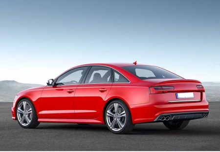 Диффузор S6 S-line для Audi A6 2016-2018