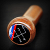 Ручка КПП 5 ступенчатая, светлое дерево BMW M TECH E23 E24 E28 E30 E32 E34 E36 E38 E39 E46 E60 E90