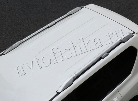 Toyota Land Cruiser Prado 120 (02-) продольные рейлинги на крышу, алюминиевые