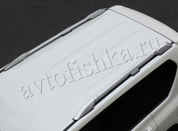 Toyota Land Cruiser Prado 120 (02-) продольные рейлинги на крышу, алюминиевые