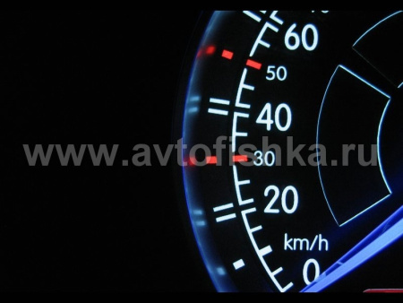 Audi A3 (96-02) (8L) светящиеся шкалы приборов - накладки на циферблаты панели приборов, дизайн № 1