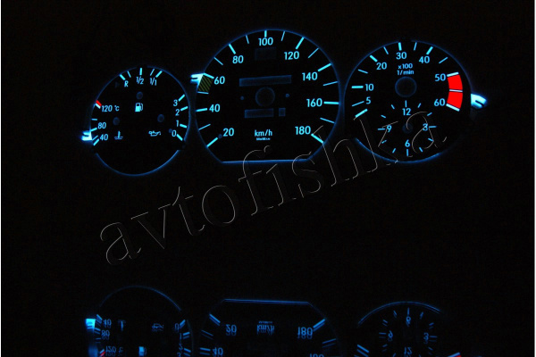 Mercedes G W460/461/462/463 светодиодные шкалы (циферблаты) на панель приборов