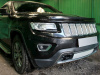 Jeep Grand Cherokee (13–) Защита радиатора Premium, хром, верх (7 частей) (Laredo, Limited)