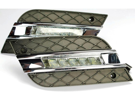 Mercedes W164 ML (10-12) дневные ходовые огни DRL переднего бампера, комплект 2 шт.