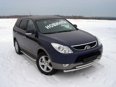 Hyundai ix55 (09–) Защита передняя нижняя 60,3/42,4 мм