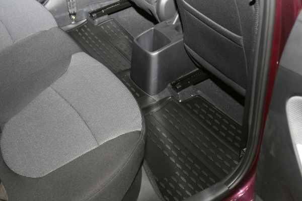 Коврики в салон HYUNDAI Solaris, 2010-2014, хб. 4 шт. (полиуретан)
