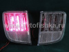 Toyota Land Cruiser 200 (08-) фонари заднего бампера светодиодные хромированные, комплект 2 шт.