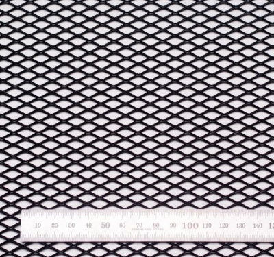 Сетка декоративная чёрн., алюминий (15мм) (20x120)
