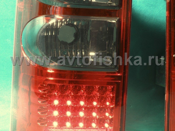 Nissan Patrol GR II Y61 (98-04) фонари задние светодиодные красно-тонированные, комплект 2 шт.