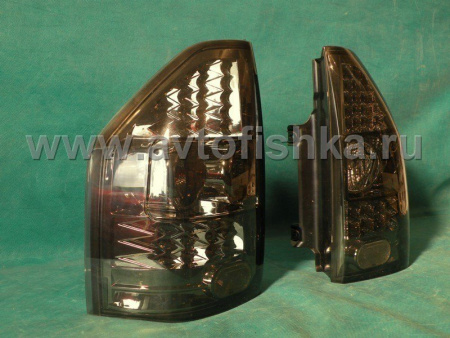 Mitsubishi Pajero 3 (2003-2006) фонари задние светодиодные тонированные, комплект 2 шт.