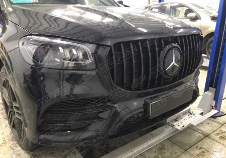 Mercedes-Benz GLS-Klasse X167 2019 - 2023 Решетка радиатора AMG GT черная