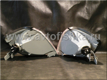 Mercedes S W140 (92-99) поворотники передние хромированные, комплект 2 шт.