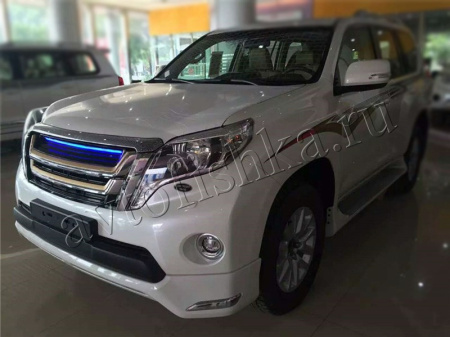 Toyota Land Cruiser Prado 150 (13-17) решетка радиатора MODELLISTA (белая подсветка)