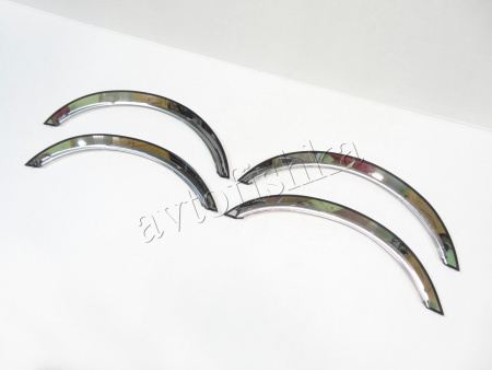 Mercedes Benz W124 с узким молдингом накладки на арки крыльев из полированной нержавеющая сталь, комплект 4 шт.