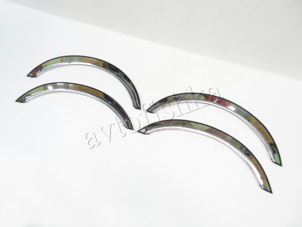 Mercedes Benz W124 с узким молдингом накладки на арки крыльев из полированной нержавеющая сталь, комплект 4 шт.