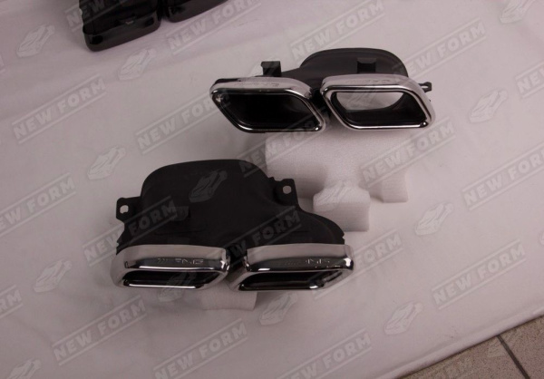 Mercedes-Benz GLE-Klasse W166 2015 - 2018 Насадки на глушитель 6.3 AMG хром