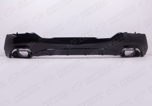 BMW 4 серия G22/G23 2020 - н.в. Диффузор с черными насадками M440i
